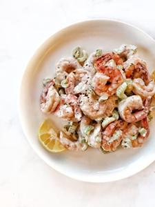Gourmet Jumbo Shrimp Salad with Crunchy Celery