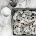 Jumbo Raw Black Tiger Shrimp, Tail-On, 2.5 lb