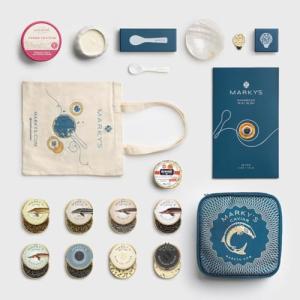 Grand Caviar Tasting Gift Set with Serving Essentials