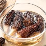 Dried Morel Mushrooms (Morchella Conica), 2 oz Morel Mushrooms Dehydrated Delicacies Nourishing Morchella Conica羊肚菌Shipping from California, U.S.