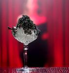 Bermudys Beluga Hybrid Caviar, 100g/3.5oz Tin. Famous Sturgeon Caviar Black Malossol Huso x Baerii Roe, From dark brown to light golden