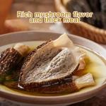 Dried Morel Mushrooms (Morchella Conica), 2 oz Morel Mushrooms Dehydrated Delicacies Nourishing Morchella Conica羊肚菌Shipping from California, U.S.