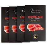 Sliced Spanish Serrano Ham, All Natural, 12oz