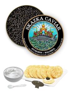 Beluga Caviar Gift Set with Pearl Spoon