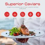 OLMA Beluga Hybrid Caviar - Top Black Caviar 500g