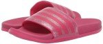 adidas Adilette Comfort Slide Sandal, Pulse Magenta/Bliss Pink/Pulse Magenta, 13 US Unisex Little Kid
