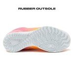 AND1 Showout Girls & Boys Basketball Shoes Kids, Boys High Top Sneakers - Bright Orange/Blush Pink, 1 Little Kid