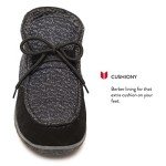 Minnetonka Men’s Torrey Suede Chukka Boots - Handcrafted with Berber Lining, Removable Contoured Footbed, MinnTREAD Rubber Sole with Rice Husk, and Suede Upper - Indoor and Outdoor Use,Black,10 M