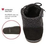 Minnetonka Men’s Torrey Suede Chukka Boots - Handcrafted with Berber Lining, Removable Contoured Footbed, MinnTREAD Rubber Sole with Rice Husk, and Suede Upper - Indoor and Outdoor Use,Black,10 M