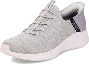 Skechers Men's Ultra Flex 3.0 Right Away Hands Free Slip-in Sneaker Loafer, Grey, 11 Wide