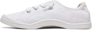 Roxy Women's Bayshore Slip ON Shoe Loafer Flat, White, 7.5