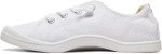 Roxy Women's Bayshore Slip ON Shoe Loafer Flat, White, 7.5