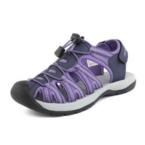 DREAM PAIRS Womens Closed Toe Hiking Summer Outdoor Sport Athletic Sandals,Size 8,Purple,160912-W-NEW
