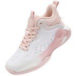 Beita Basketball Shoes for Women Fashion Sneakers Sport Shoes Anti Slip Breathable,Pink,5