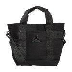 adidas Mini Tote (5L) Small Compact Durable Travel Crossbody Carry Bag, Canvas/Black, One Size
