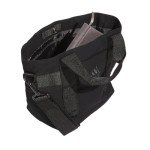 adidas Mini Tote (5L) Small Compact Durable Travel Crossbody Carry Bag, Canvas/Black, One Size