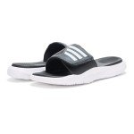 adidas Unisex Alpharesponse 2.0 Slide Sandal, Black/White/White, 11 US Men