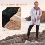 VoJoPi Wool Socks for Women Thermal and Warm Hiking Socks Winter Thick Cozy Cushion Boot Work Socks 5 Pairs
