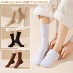 VoJoPi Wool Socks for Women Thermal and Warm Hiking Socks Winter Thick Cozy Cushion Boot Work Socks 5 Pairs
