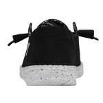 Hey Dude Women's Wendy Basic Wide Black Odyssey Size 8 | Women's Shoes | Women's Slip On Shoes | Comfortable & Light-Weight