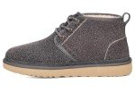UGG Men's Neumel Shaggy Suede Chukka Boot, Dark Grey, 9