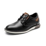 Bruno Marc Boy's Casual Dress Oxford Comfort Uniform Formal Fashion Sneaker Shoes,Size 6 Big Kid,Black,SBOX2404K