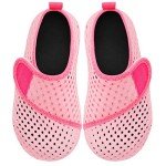 JIASUQI Fashion Barefoot Sports Water Aqua Water Shoes Beach Sandals Gradient Pink US 8-8.5 M Toddler
