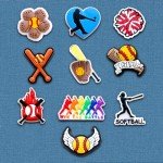 Xaldrichasta 25Pcs Softball Shoe Charms for Clog Different Matching Sandals Wristbands Bracelets, Sports Ball Shoe Charms Decorations (Softball)