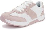 WHITIN Women's Zero Drop Wide Width Toe Box Training Road Running Shoes Size 8 Ladies Footwear Non Slip Casual Walking Workout Sneakers Pink 39
