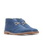 Clarks Men's Bushacre 3 Chukka Boot, Blue Suede, 8