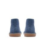 Clarks Men's Bushacre 3 Chukka Boot, Blue Suede, 8