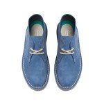 Clarks Men's Bushacre 3 Chukka Boot, Blue Suede, 8