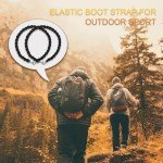 BLMHTWO 8PCS Military Boot Straps, Elastic Boot Bands Blousing Garter Straps Outdoor Legging Rope with Metal Hook for Pants Men and Women Outdoor Hiking Military(Green+Black)