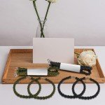 BLMHTWO 8PCS Military Boot Straps, Elastic Boot Bands Blousing Garter Straps Outdoor Legging Rope with Metal Hook for Pants Men and Women Outdoor Hiking Military(Green+Black)