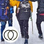 BLMHTWO 8PCS Military Boot Straps, Elastic Boot Bands Blousing Garter Straps Outdoor Legging Rope with Metal Hook for Pants Men and Women Outdoor Hiking Military(Green+Black)