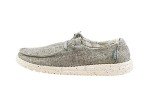 Hey Dude Women's Wendy L Linen Iron Size 9 | Women’s Shoes | Women’s Lace Up Loafers | Comfortable & Light-Weight