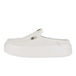 Hey Dude Women's Austin Lift Leather White Size 8 | Women's Shoes | Women Slip-on Loafers | Comfortable & Light-Weight