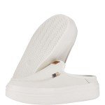 Hey Dude Women's Austin Lift Leather White Size 8 | Women's Shoes | Women Slip-on Loafers | Comfortable & Light-Weight