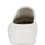 Hey Dude Women's Austin Lift Leather White Size 8 | Women's Shoes | Women Slip-on Loafers | Comfortable & Light-Weight