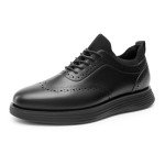 Bruno Marc Men's MaxFlex Dress Sneakers Oxfords Casual Wingtip Brogue Shoes,Size 11,All Black,SBOX2326M