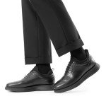 Bruno Marc Men's MaxFlex Dress Sneakers Oxfords Casual Wingtip Brogue Shoes,Size 11,All Black,SBOX2326M