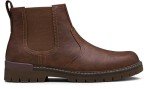 Jousen Chelsea Boots Men Lightweight Mens Boots Classic Slip On Boots Casual Boots for Men (AMY8120A brown 10.5)