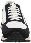 AX Armani Exchange mens Lifestyle Sneaker, Off White + Black, 9 US
