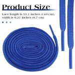 10Pair Shoelaces for Sneakers, 55 Inches Round Kids Shoe Lace Elastic Shoe Strings Sport Flat Shoelaces Replacement for Canvas Ice Skates Boots Casual Running Training Shoes(10 Colors)
