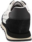 AX Armani Exchange mens Lifestyle Sneaker, Off White + Black, 9 US