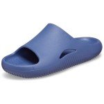 Crocs Unisex-Adult Mellow Recovery Slides, Bijou Blue, 13 Women/11 Men