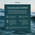 The Sak Lucia Crossbody in Leather, Adjustable Crossbody Strap, Coastal Block Espadrille