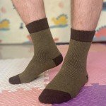 YWSLRC Mens Super Thick Wool Socks Thermal Hiking Winter Warm Soft Comfort Boot Casual Crew Socks,7-12