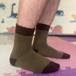 YWSLRC Mens Super Thick Wool Socks Thermal Hiking Winter Warm Soft Comfort Boot Casual Crew Socks,7-12