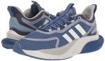 adidas Men's Alphabounce+ Bounce Lifestyle Running Sneaker, Crew Blue/Crystal White/Team Royal Blue, 10.5